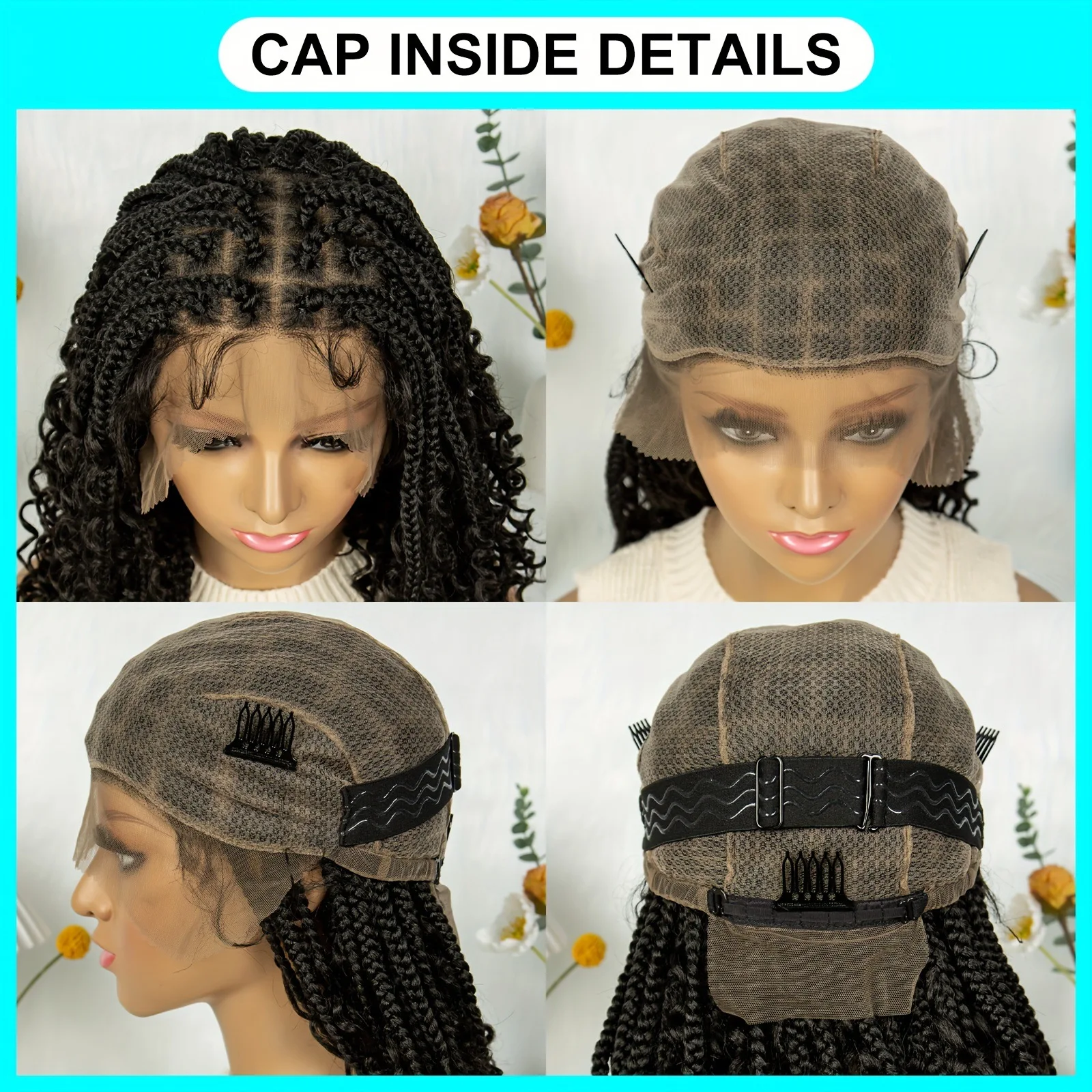 14/16/18인치 짧은 매듭 없는 박스 브레이드 가발 - Synthetic Braided Wigs For Black Women 리뷰 및 가격