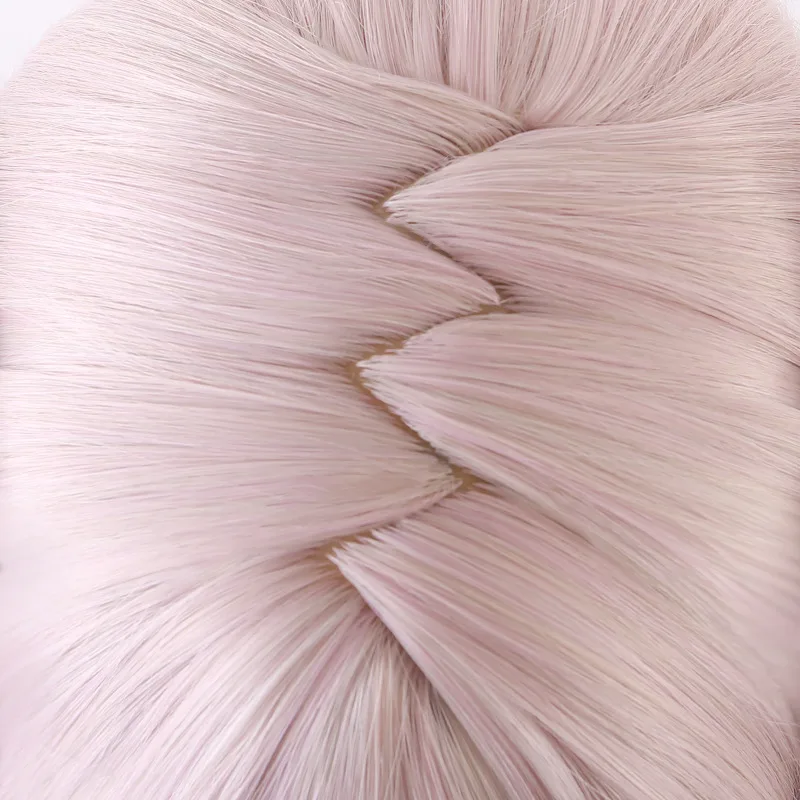 All-night Song Zeven-kruiden Cress Cosplay Pruik Zeven-kruiden Cress Vampire Maid Kostuum Gevlochten Staartjes vals Haar