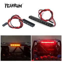 YEAHRUN czerwony/żółty 32/65mm lekki podłużna lampa do Axial SCX10 90046 Wraith RR10 TRX-4 D90 Tamiya 1/10 gąsienica RC Model samochodu