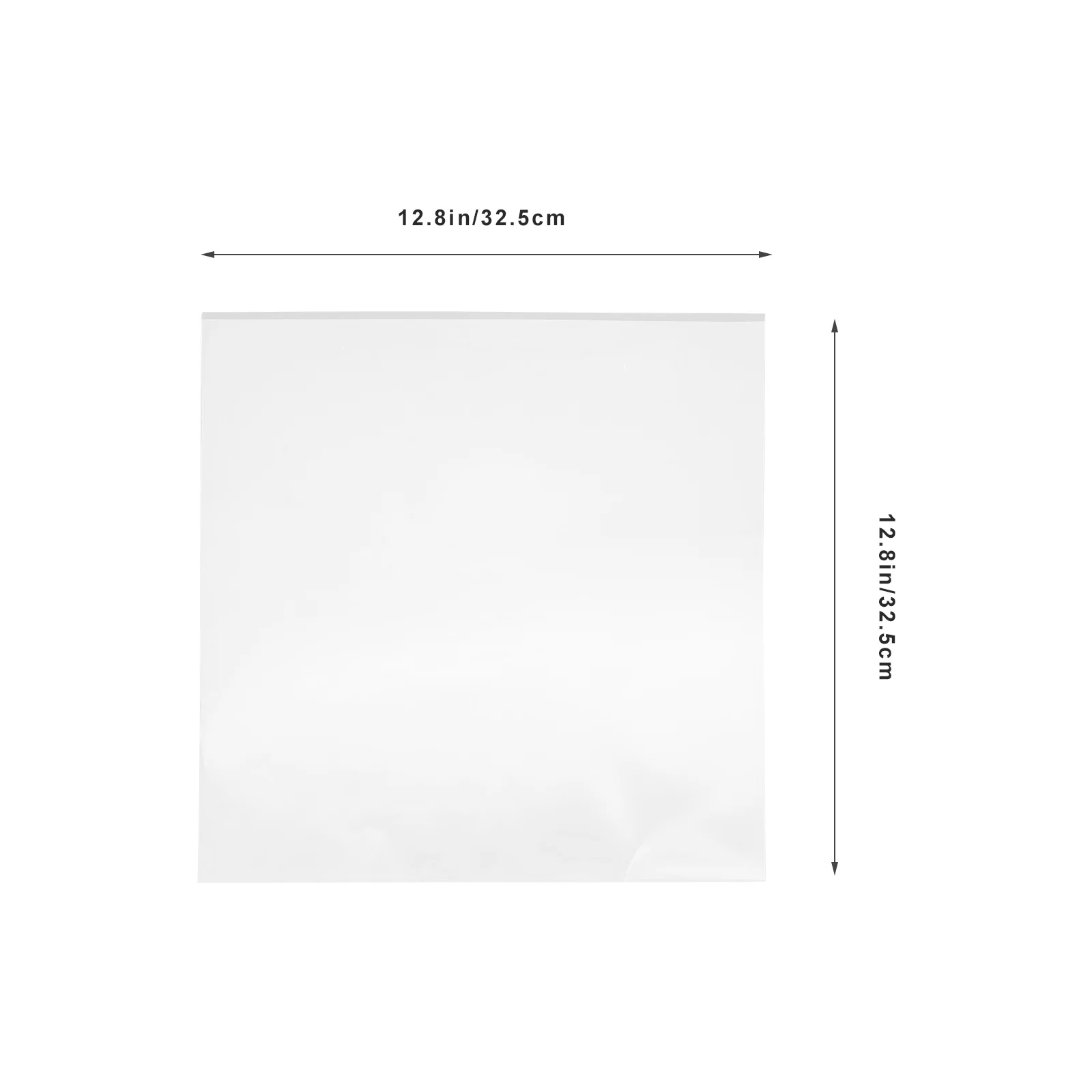 30PCS 12.8inch Clear Inner Sleeves Anti-Static 3 Mil Plastic Vinyl Record Cover LP Protective Sleeves For Record 45 RPM