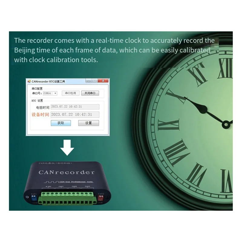 CAN Bus Data Logger With SD Card Storage - Battery Powered, For Offline Recording And Offline Playback-Y47A