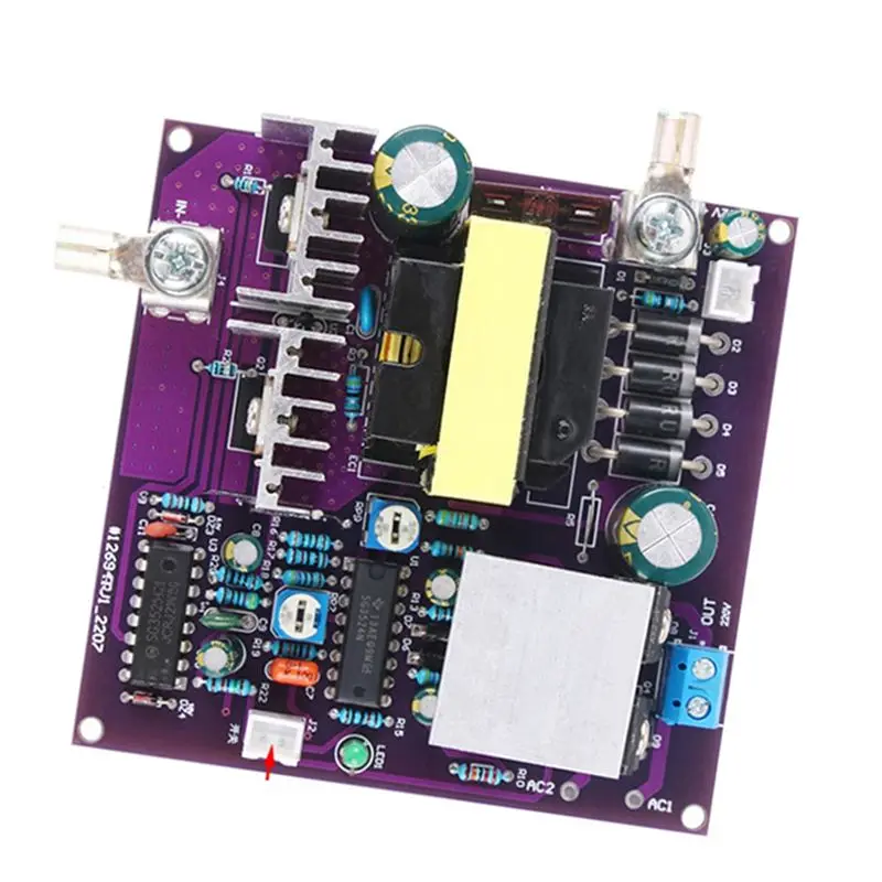 -[A51I Digital]300W Corrected Sine Wave DC-AC Boost Circuit Board 12V To 220V Inverter Power Supply Energy
