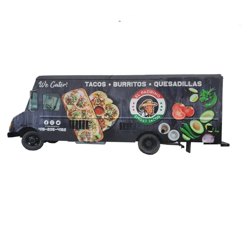 5 Meter Long Vending Truck Container Van Vender Coffee Shop Food Van Ice Cream Cart Coffee Truck For Sale