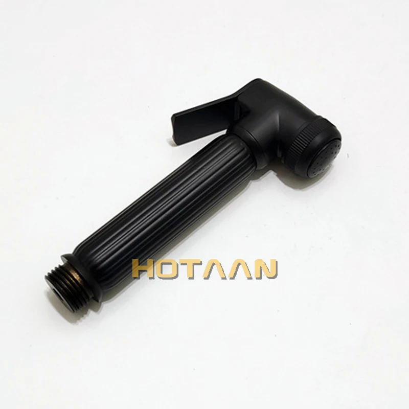 Hotaan Black Bidet Faucet bathroom bidet toilet faucet mixer hygienic shower clean muslim shower portable bidet gun sprayer