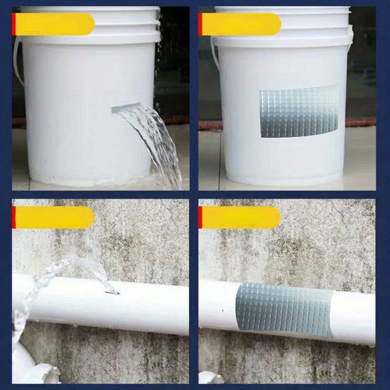 Waterproofing Rubber Sealant Sealing Flashing Aluminium Foil Repair Roof Butyl Tape