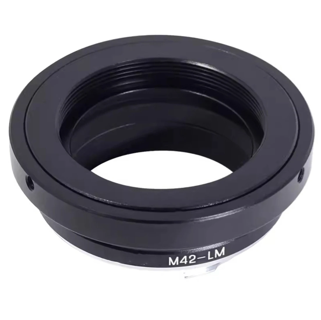 M42 to LM Camera Lens Adapter Screw Mount MF Lenses Lenses Convertor Transfer Step Bayonet Free Rear Cap Cover for Leica M Port