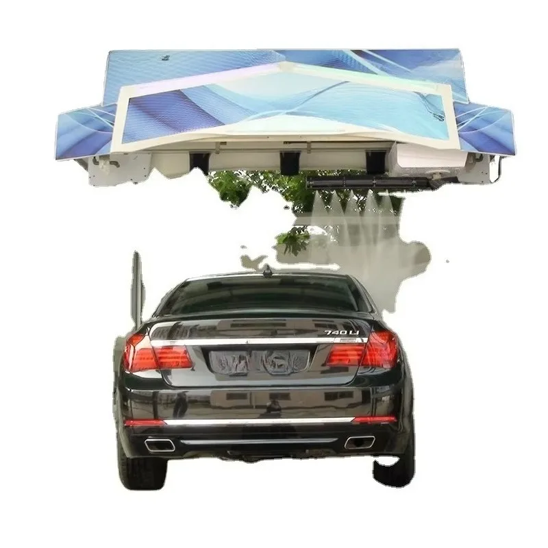 360° No Brush Car Wash System Automatic Foam Wax Cleaning Equipment for Gas Station Business