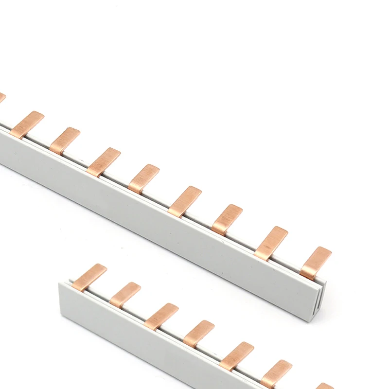 * * Wholesale 1/2P Pin Type Busbar Copper Bar Terminal Block For MCB DZ47 Air Switch Connector 63A Circuit Breaker Connector
