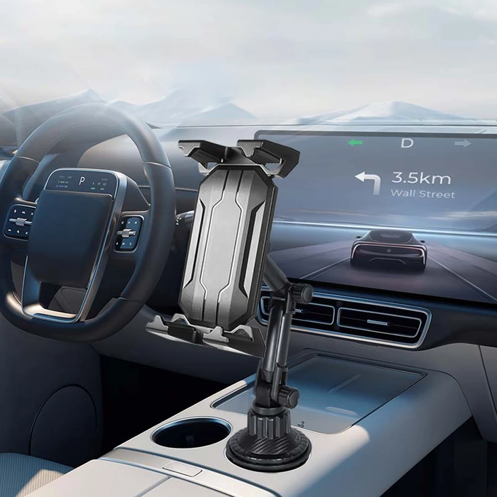 Soporte ajustable para tableta y teléfono inteligente, barra de inclinación 360, Base Triangular, Ram, para SUV, novedad, 270