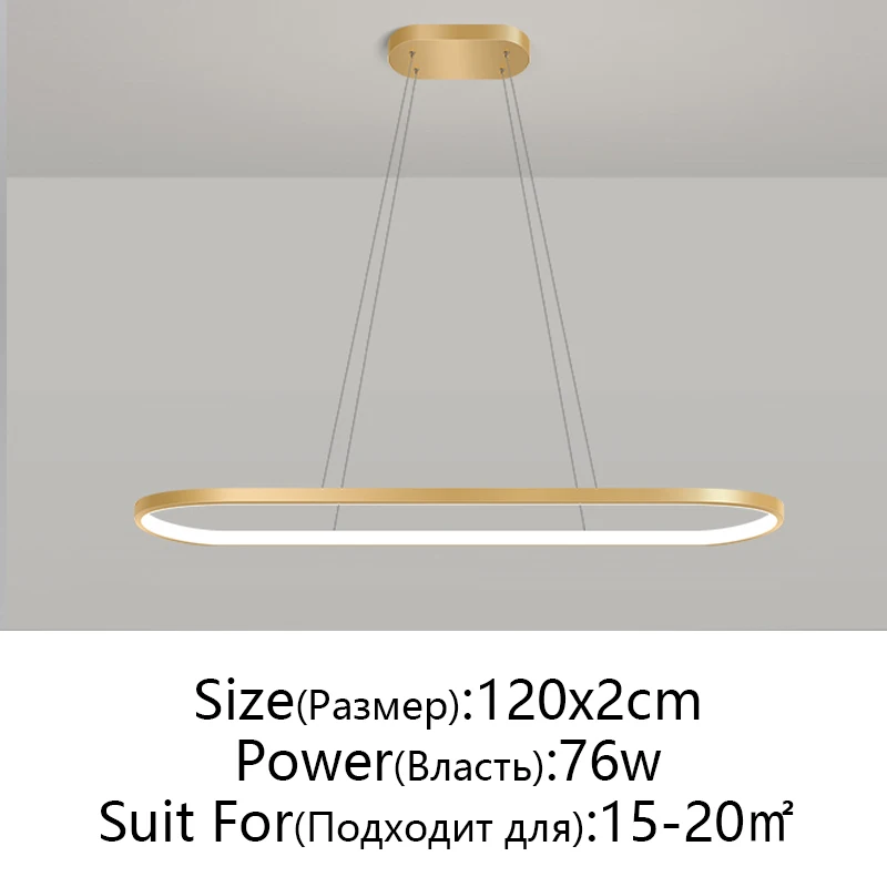 Rechthoek Moderne Led Hanglampen Voor Woonkamer Restaurant Slaapkamer Decoratieve Hanglamp Lamparas AC85-260V Afstandsbediening