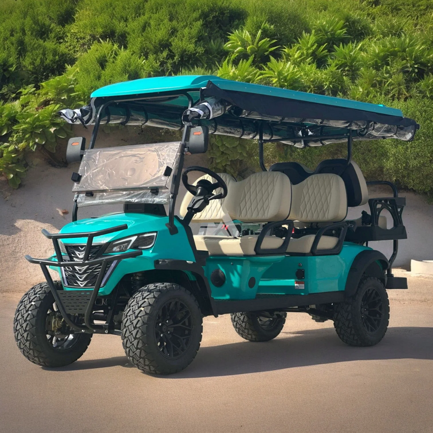 New Model Off-Road Hunting Car 6-Seater Golf Cart Travel Electric Shopping Cart 5000W 60V Lithium Battery Electric Golf Cart