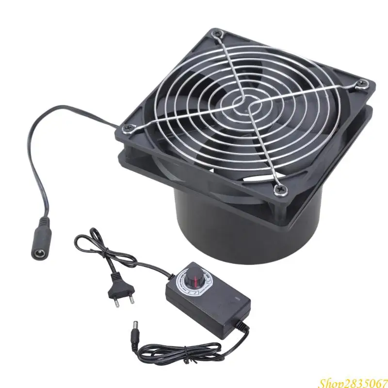 

4 Inch Plastic Duct Fan 2600RPM Ball Bearing Motor For Workshop Ventilation System 831F