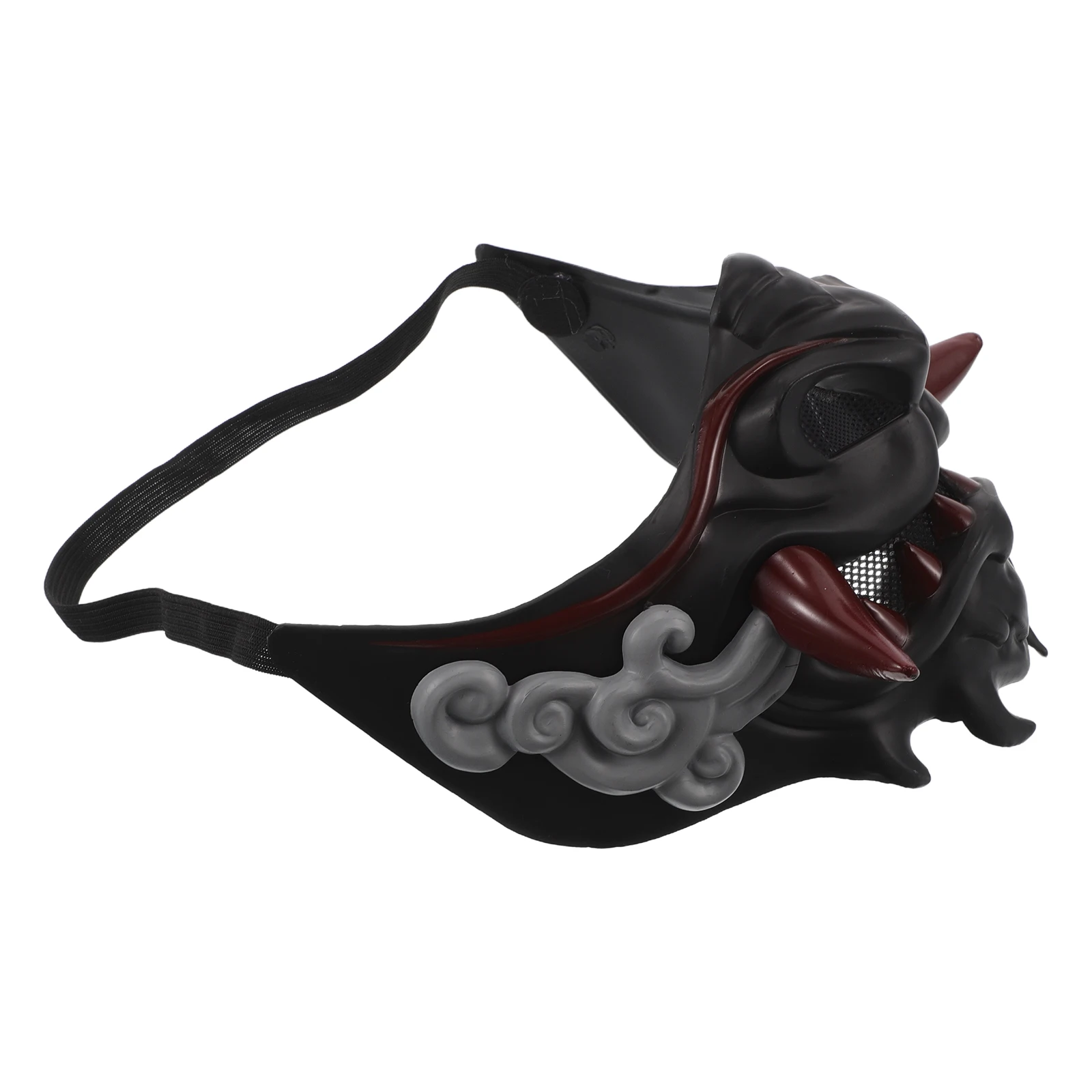 

Mask Dress up Face Cosplay Masks Samurai Prom Japanese Cool Plastic Decorative Men and Women Funny