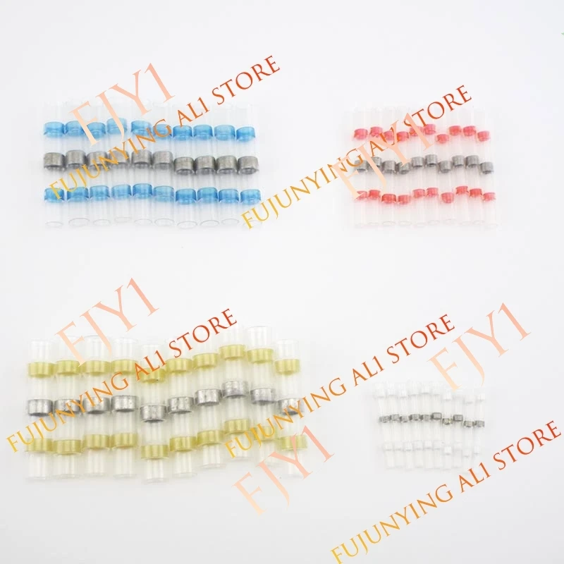 5/10/50pcs Waterproof Electrical Heat Shrink tube Soldering cable wire Connector Butt Sleeve Seal Terminals Insulated Solder A1
