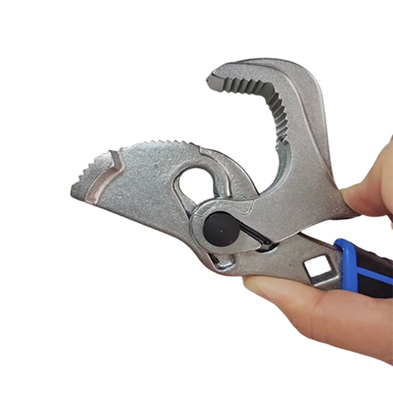 Universal Pipe Wrench Two Gears Adjustable Spanner Multi-function Heavy Duty Quick Self-tightening Portable Combination Tool