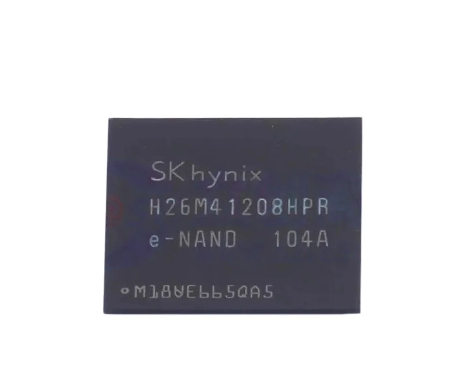H26M41208HPR - New font library, EMMC 8G, version 5.1, BGA153 pins, can be directly snapped