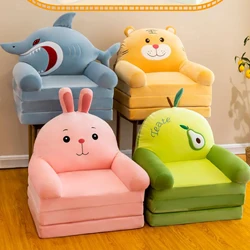 Cartoon Cute Kids Sofa Cover Foldable Breathable Washable Removable Couch Cover Armchair Slipcover for Living Room Bedroom Home