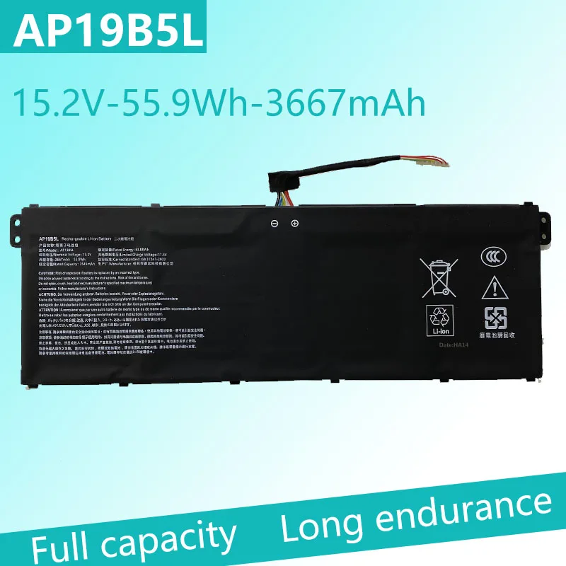 Brand new ap19b5l Laptop Battery for Acer Aspire 5 A515-56 A515-55 A515-44 SF314-42