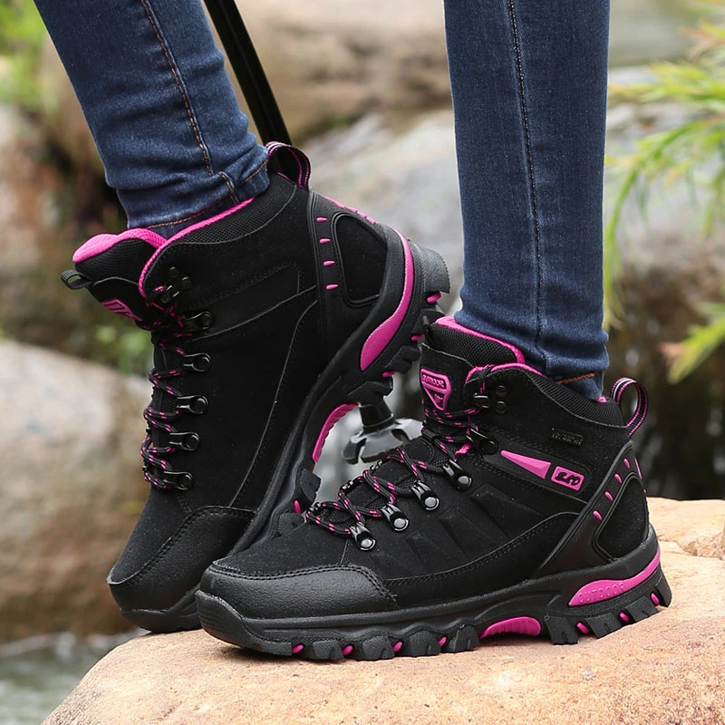 Outdoor Hiking Shoes Women Trekking Boots Woman Walking Treking Sneakers Trail Mountain Botas Senderismo Mujer Wandelschoenen