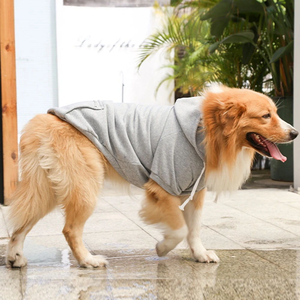 Pet Dog Hoodies Sweaters Autumn Winter Clothes with Hat And Pocket Costume Windproof Apparel for Small Medium Large Dog