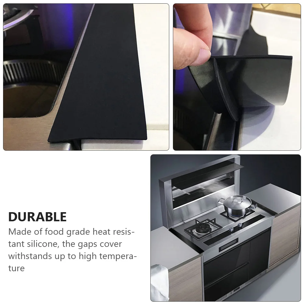 

Silicone Gaps Cover Oil-proof Sealing Strip Kitchen Counter Stove Tile Caulk Strip Heat Resistant Food Grade Durable Easy Cut