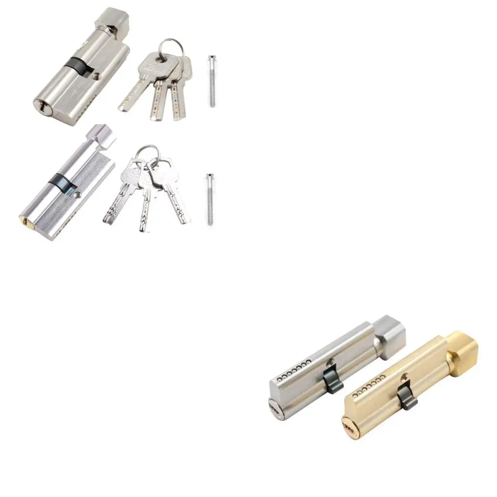 

Дверной цилиндрический замок, внутренний замок, противоугонный замок для входной двери с 3 шт.