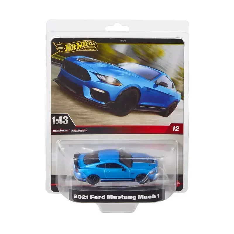 Original Hot Wheels Premium Car Toy for Boy 1/43 Alloy Diecast Vehicle Porshce Taycan Turbo Ram 4x4 Ford Mustang Collection Gift