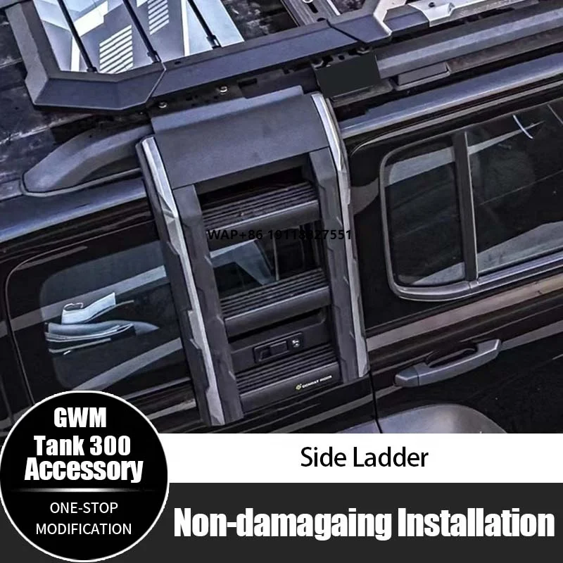

Hot Selling Side Ladder Car Side Step Ladder Vehicle Roof Access Ladder Ailita for GWM 300 Accessories