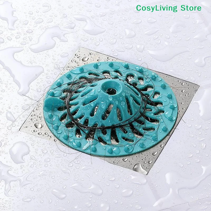 [CL]Hair Stopper Catcher Shower Drain Strainer Drainer Kitchen Sink Filter Bathtub Sewer Outfall Filter Cover Bathroom Tools[CL]