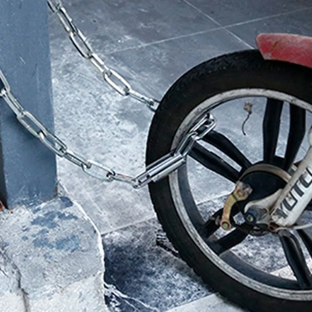 

Bike Chain Lock 1.2m Heavy Duty Cut Proof Sturdy Security Lock for Bicycle Motorcycle Anti Theft Portable Waterproof Cycling