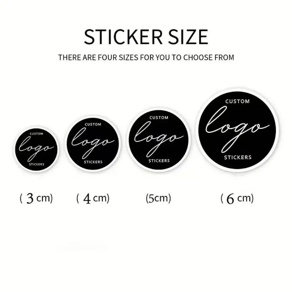 500 sztuk personalizowanych naklejek - wodoodporne, usuwalne naklejki na wesele, przyjęcie urodzinowe, rękodzieło DIY - ekologiczny winyl