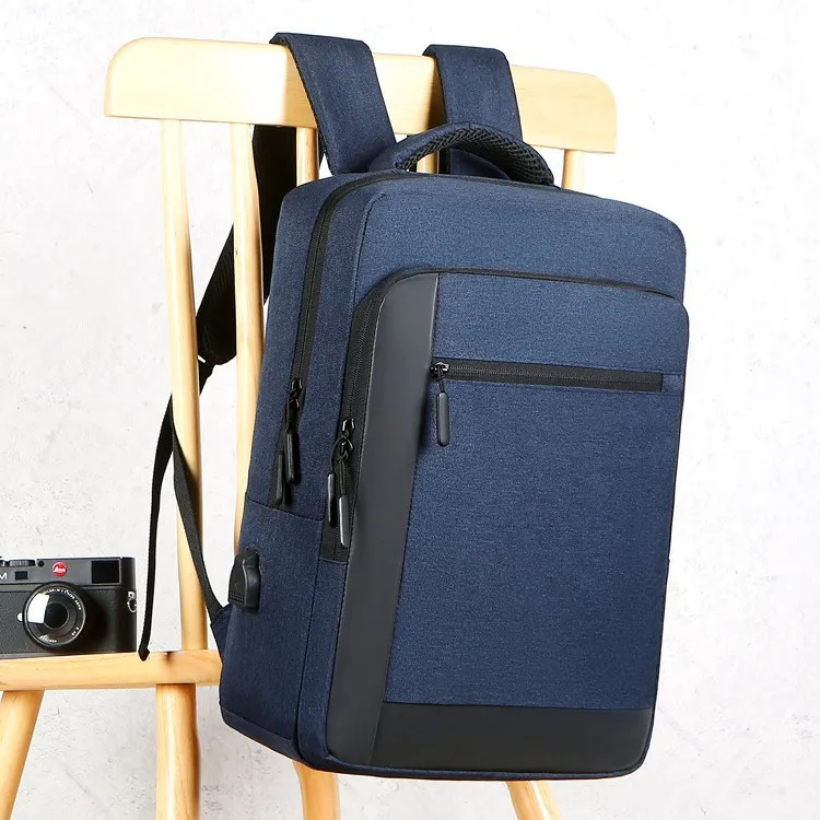 Europe and the United States business commuting 15.6-inch computer bag new USB charging travel backpack multi-layer student bag