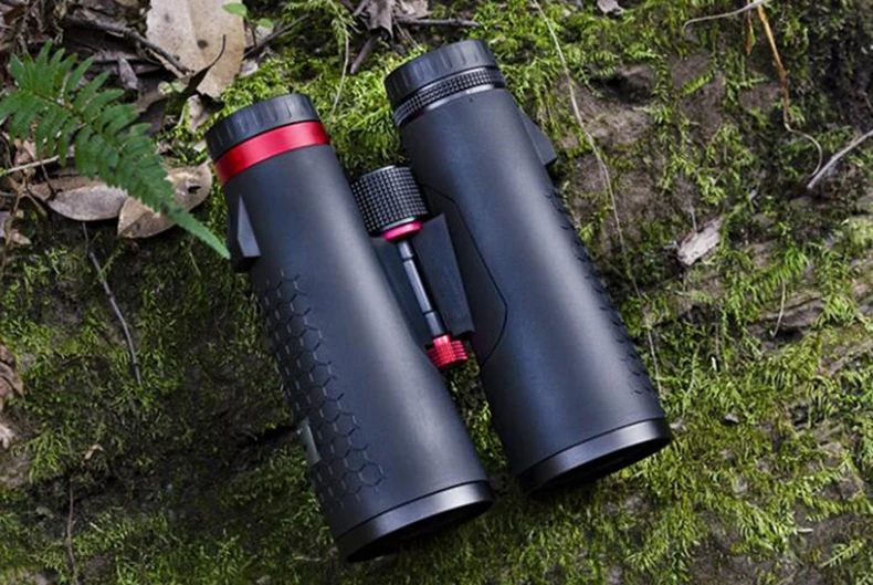 Shuntu Leistungsstarkes 10x50/12X50 ED-Objektiv-Fernglas IPX7 wasserdichtes Bak4-Prisma-Langstrecken-Außenteleskop für Camping, Jagd, Sport – Detail 12