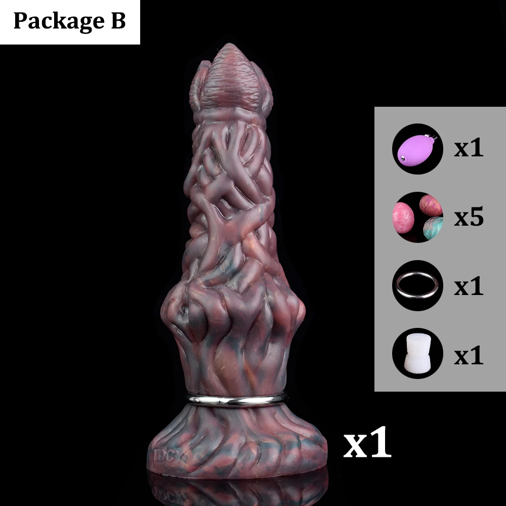 Plug anale fantasy dildo in silicone per uomo e donna monster_voghion.com