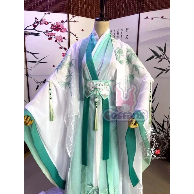 

Система самосохранения злодея Shen Qingqiu, костюм для косплея Tian Guan Ci Fu Qi Rong Hanfu, наряд Wind Master Shi Qingxuan