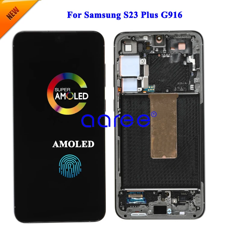 AMOMLED OLED LCD Screen For Samsung S23 Plus 5G LCD For Samsung S23 plus S916 LCD Screen Touch Digitizer Assembly