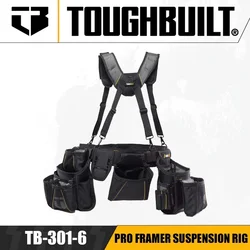 TOUGHBUILT TB-301-6 Pro Framer Suspension Rig 6-in-1 Modelling Toolkit Set Thickened and Wear-resistant