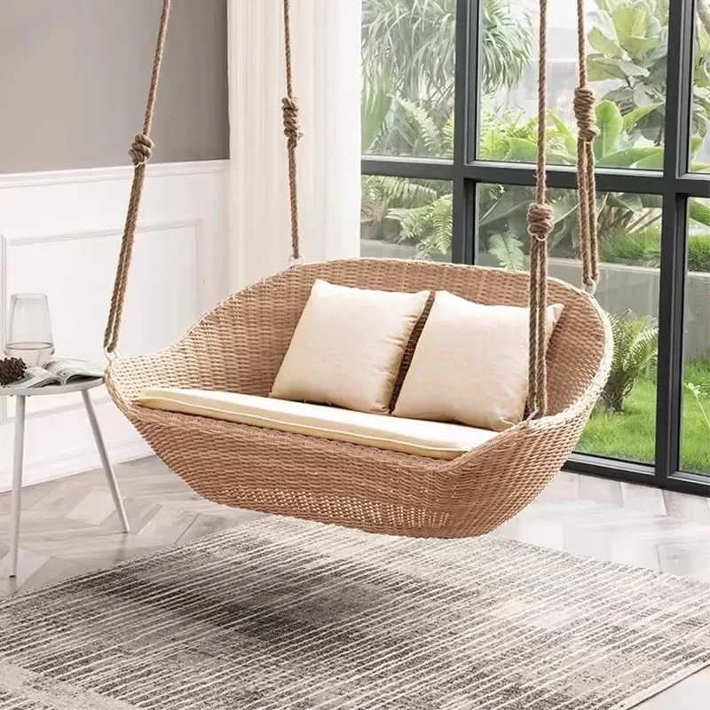 

Hanging Indoor swing Cradle Rattan Household hanging hammock Rocking Balcony Internet celebrity s