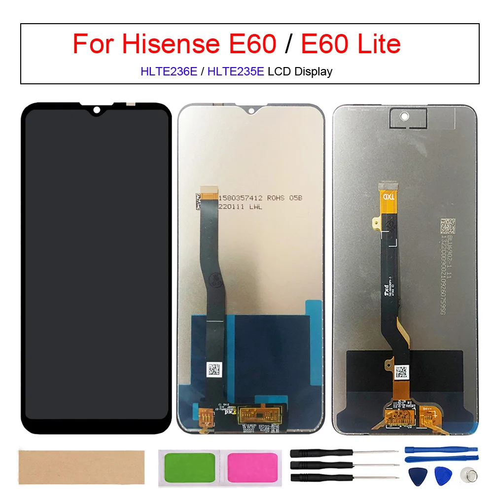 Touch Screen Digitizer Assembly for Hisense Infinity E60 Lite LCD Display ,HLTE236E,HLTE235E