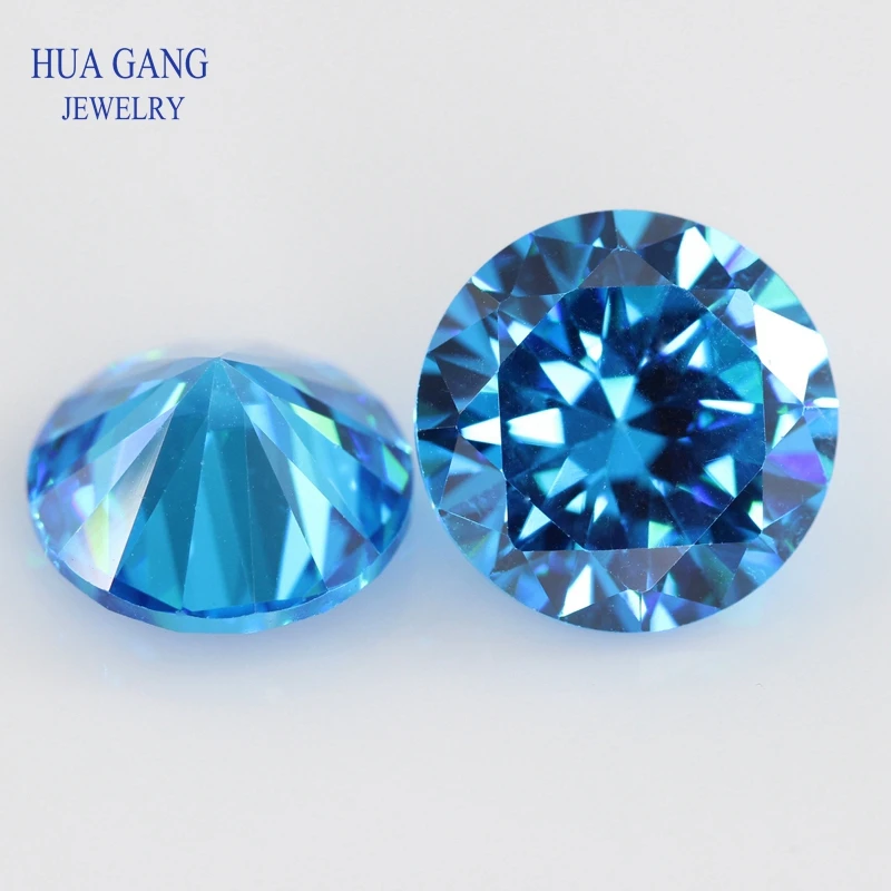 12 birthstone colors Stone Round Loose Cubic Zirconia Stone Synthetic Corundum Synthetic Spinel