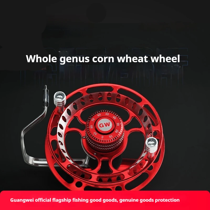

GW The Ultra-Light 99/85mm All-Metal Wheel Of The Grain-Wheat Wheel Is Used For Fishing Before The Raft Fishing.