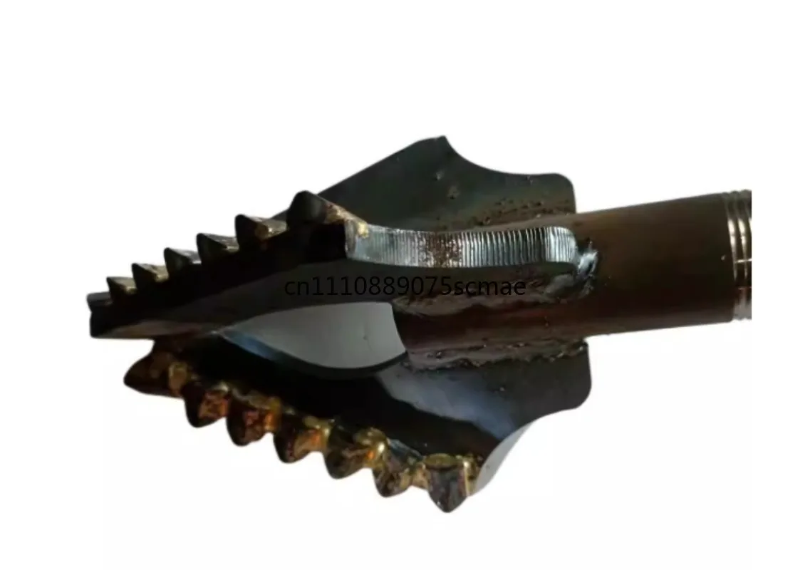 1 Inch Drill Pipe & 3-Wing Rock Drill Bit - 1PC Super Hard Alloy for Water Well Electric Drilling Rig