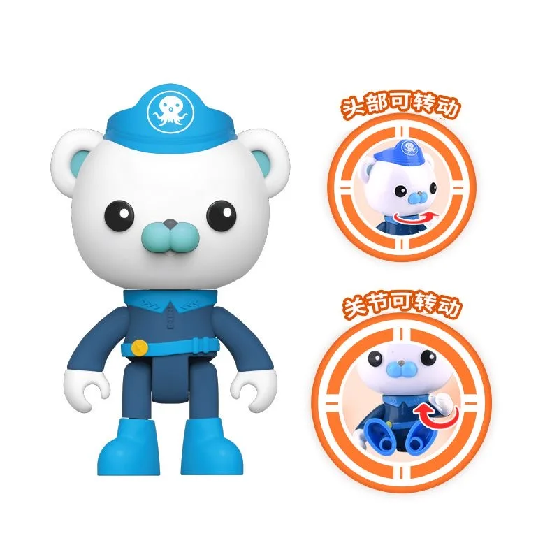 Octonauts Action Figures 9pcs Mini Toys Barnacles Peso Kwazii Tweak Vegimal Dashi PVC Dolls Animal Models Kids Christmas Gifts