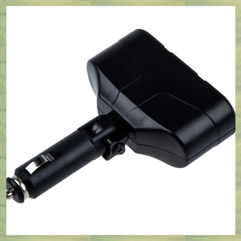 

N15R-2X 3 Way Socket Car Cigarette Lighter Splitter Led Adapter