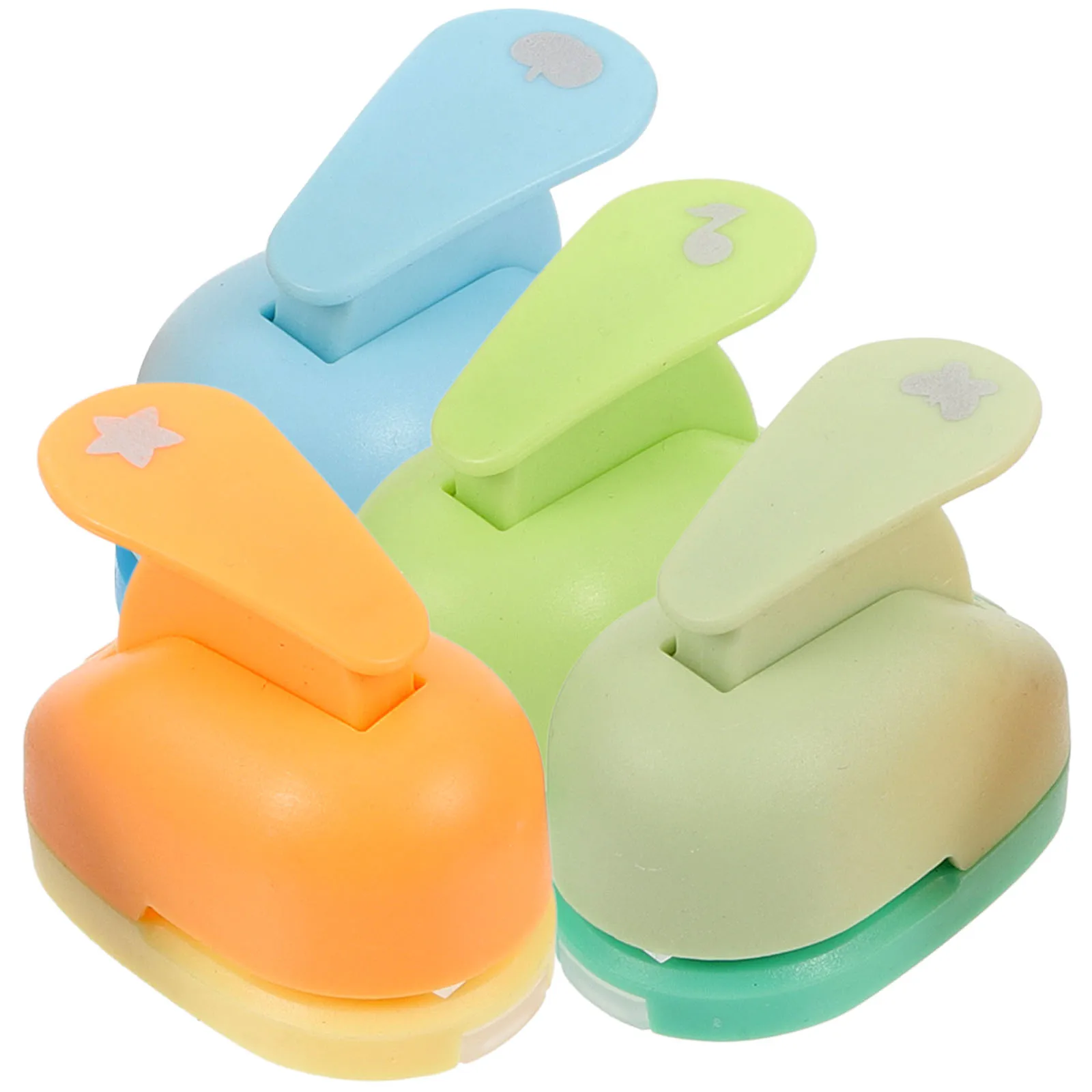 

4pcs Paper Punch Set Small Hole Decorative Punches for Crafting DIY Scrapbooking Art Supplies Kids Project Tools