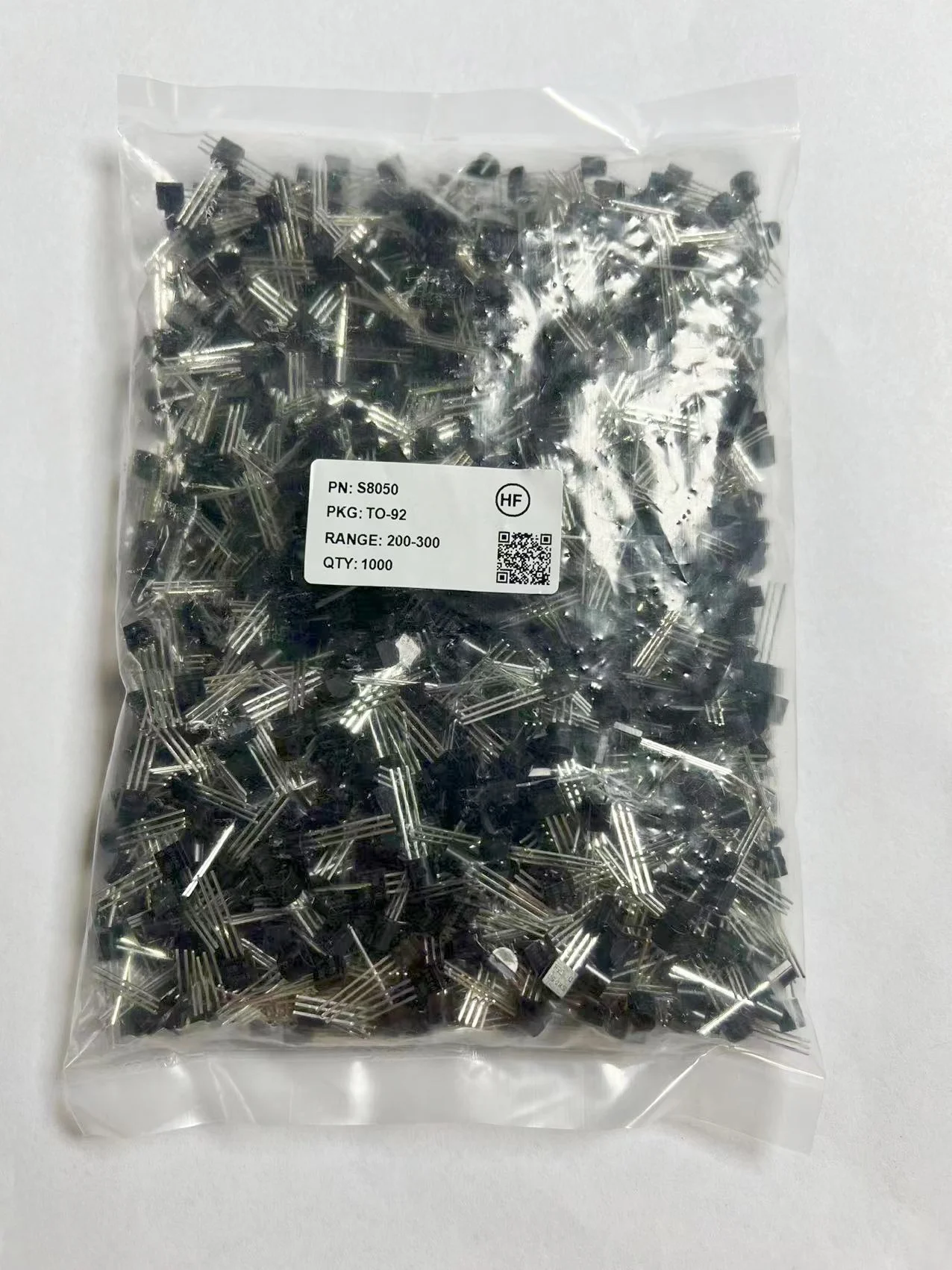 CJ 오리지널 구리 피트, S8050, S8550, TO92, 1000 개