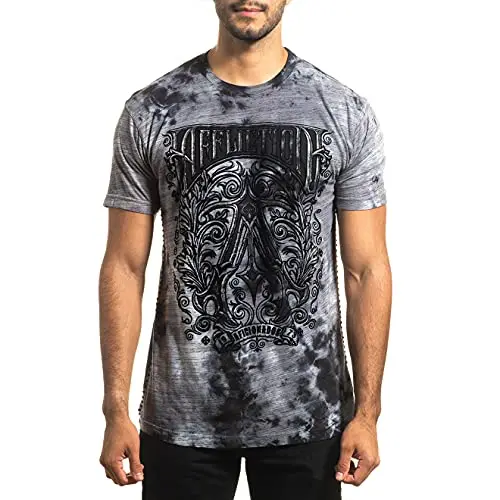 Affliction T Shirts Men Affliction Clothing Core Classic Mens T-Shirts Casual O Neck Pullover Outdoor Tops Sportshirt Clothing