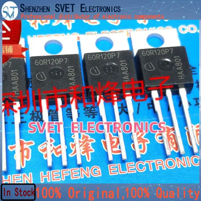 10PCS-50PCS  IPP60R120P7 60R120P7 MOS26A 600V TO-220   Original In Stock Fast shipping