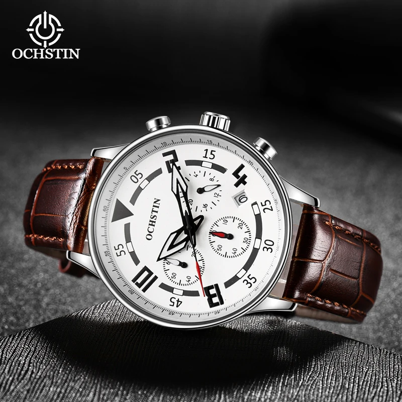 

Ochstin Original Brand Luxury Brand Top Commander Series Multi-functional Sports Watch Automatic Date Timing Quartz Code