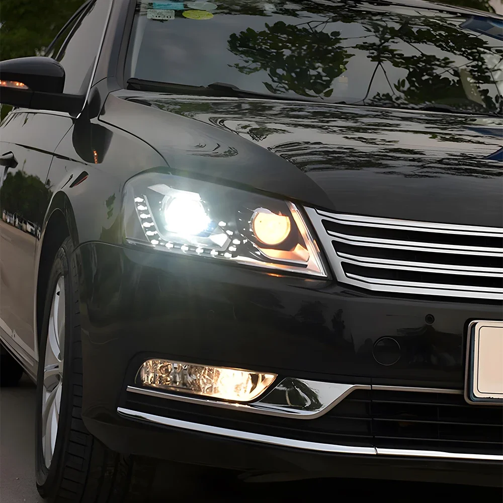 

For VW Passat B7 EU Version Magotan 2012-2015 LED Auto Headlights Upgrade High Configure Tears Style Projector Lens Accessories